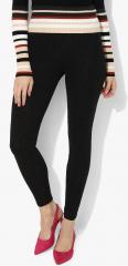 Marks & Spencer Black Self Design Leggins women