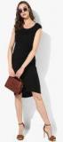 Marks & Spencer Black Solid Asymmetric Dress women