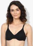 Marks & Spencer Black Solid Underwired Full Everyday Bra Women