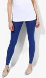 Marks & Spencer Blue Solid Leggings Women