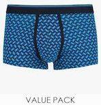 Marks & Spencer Pack Of 3 Printed Boxer Style Briefs Men