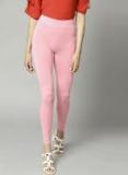 Marks & Spencer Peach Solid Leggings Women