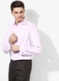 Marks & Spencer Pink Solid Regular Fit Formal Shirt Men