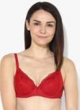 Marks & Spencer Red Self Design Non Wired Lightly Padded Bra Women