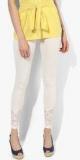 Marks & Spencer White Solid Leggings Women