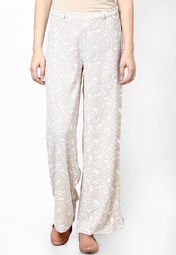 Marquee By Veromoda Beige Printed Pant women