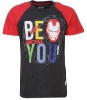 Marvel Comics Charcoal Grey T Shirt Boys