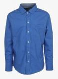 Mashup Blue Casual Shirt Boys