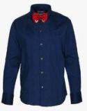 Mashup Navy Blue Party Shirt boys