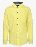 Mashup Yellow Casual Shirt boys