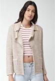 Mast & Harbour Beige Winter Shrug Women