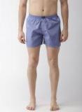 Mast & Harbour Blue & White Striped Boxer Shorts men