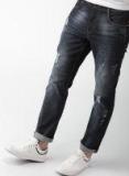 Mast & Harbour Blue Mid Rise Slim Fit Jeans Men