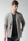 Mast & Harbour Grey Solid Blazer Men