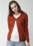 Mast & Harbour Rust Solid Sweater Women