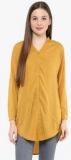 Mayra Mustard Yellow Solid Tunic women