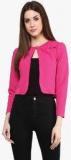 Mayra Pink Solid Shrug Women