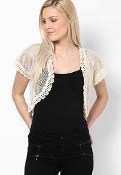 Meee Off White Shrug Women