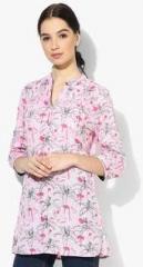 Meee Pink Printed Tunic women