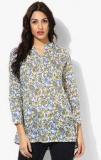 Melange By Lifestyle Blue Printed Tunic women