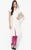 Melange By Lifestyle Off White Solid Kurta women