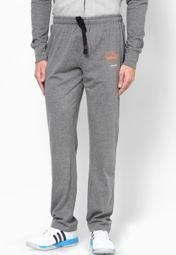 Meltin Solid Grey Trackpant Men