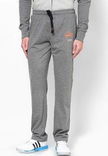 Meltin Solid Grey Trackpant men