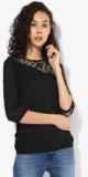 Miaminx Black Solid Blouse Women