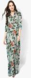 Miaminx Green Printed Maxi Dress Women