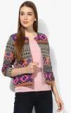 Miaminx Multicoloured Yarn Dyed Summer Jacket Women