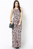 Miaminx Printed Multi Floral Crepe Full Length Jumpsuit women