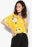 Miaminx Yellow Printed Blouse Women