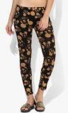 Mickey & Friends Black Printed Legging Women