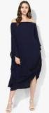 Miku Kumar Blue Solid Tunic Women