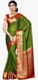 Mimosa Green Printed Saree Women