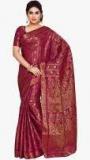 Mimosa Magenta Embellished Saree Women