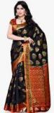 Mimosa Navy Blue Printed Saree Women