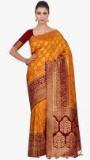 Mimosa Rust Woven Design Saree Women