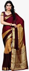 Mimosa Wine Embellished Saree women