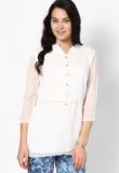 Mineral Off White Solid Tunic women