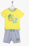 Mini Klub Yellow Shorts Set Boys