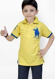 Mint Yellow Polo Shirt Boys