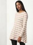 Miss Bennett Beige Striped Tunic Women