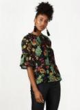 Miss Bennett Black Printed Blouse Women