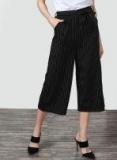 Miss Bennett Black Striped Culottes Women