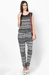 Miss Bennett Boho Dream Black & White Jumpsuit women