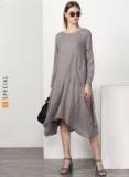 Miss Bennett Grey Self Design Tunic Women