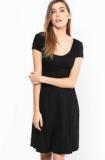 Miss Bennett London Cut Out Back Plain Dress Women