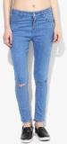 Miss Bennett London Let Down Hem Skinny Jeans Women