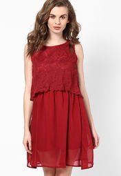 Miss Bennett Maroon Dresses Women